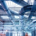 air distribution system for commercial building