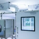 hospital clean room with HEPA filtration