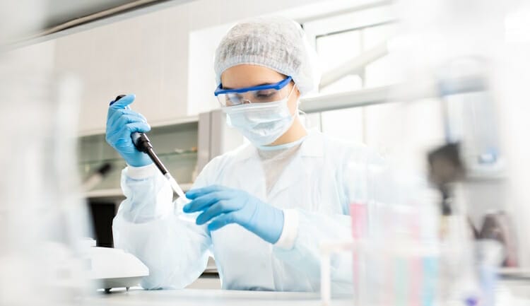 scientist working in a lab