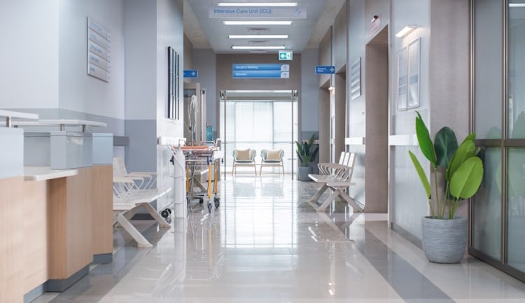 hallway inside hospital