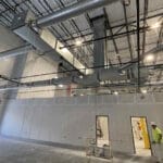 hvac project on building under construction